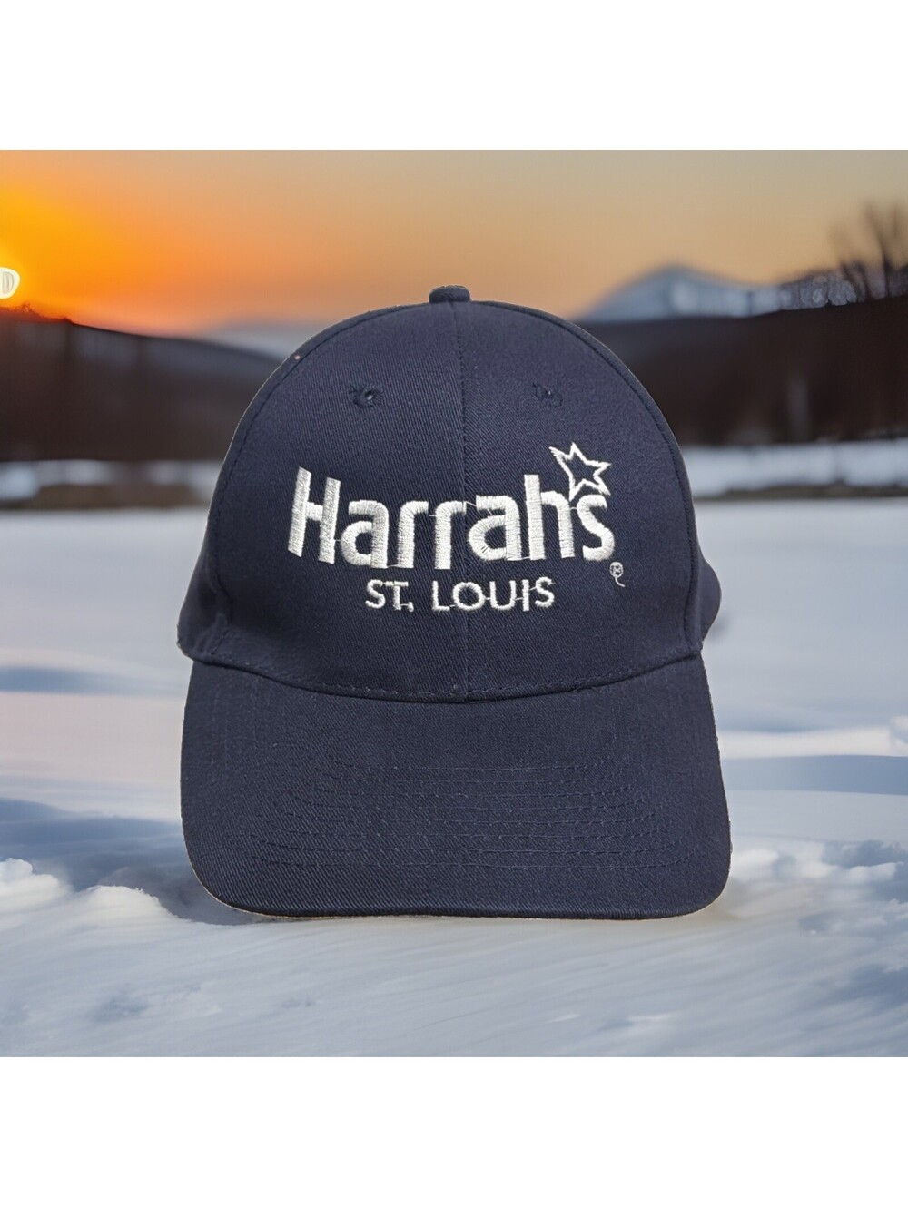 Harrah’s Casino Gambling Poker Slots Blackjack St. Louis Missouri Baseball Cap